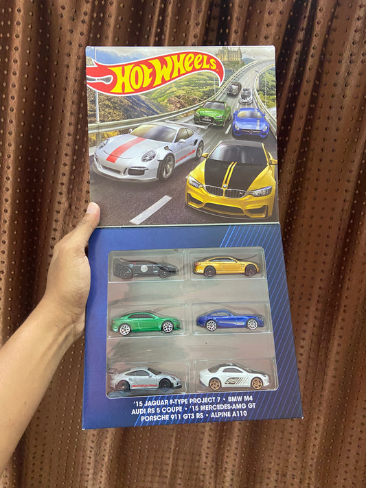 EUROPEAN CLASSICS - PACK OF 6 CARS BOX - SEALED