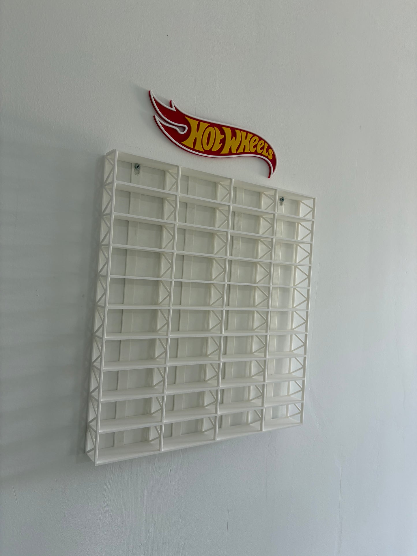 Hotwheels Stand for 40 Cars - White