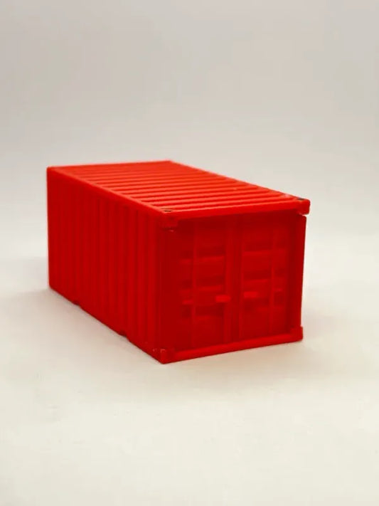 CONTAINERS FOR 1:64 CARS - RED