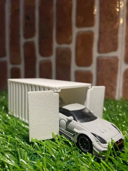 CONTAINERS FOR 1:64 CARS - WHITE