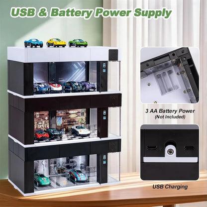 ELECTRIC VOICE ACTIVATED GARAGE DOOR OPENING DIAROMA