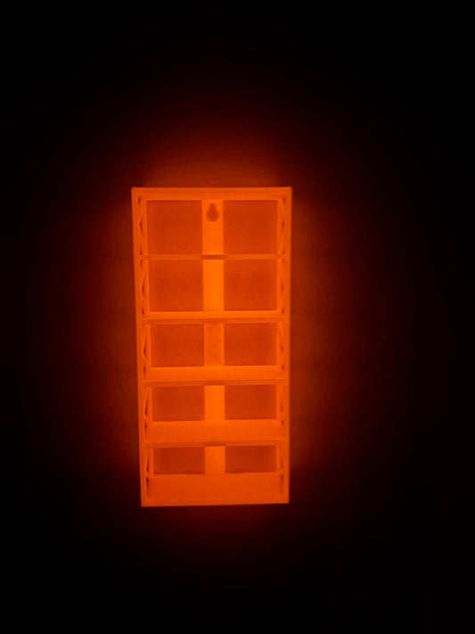 Display Shelf - Glow In Dark - Orange