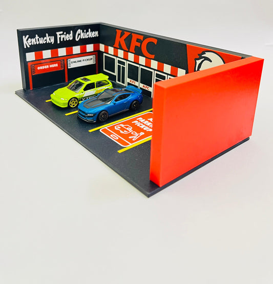 KFC THEME MINI GARAGE DISPLAY