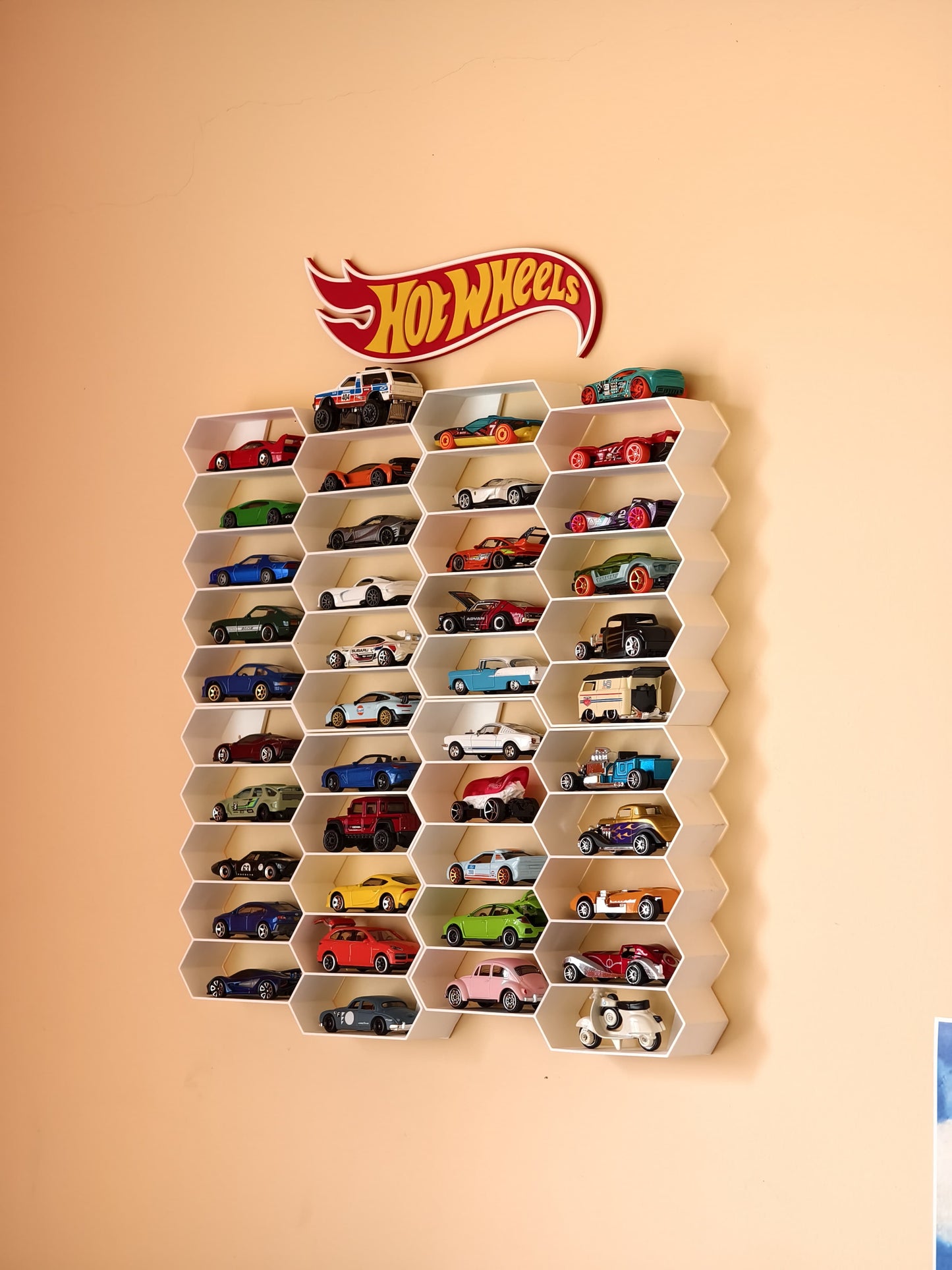 Honeycomb Shelf Set (Cars not included)