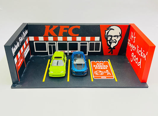 KFC THEME MINI GARAGE DISPLAY