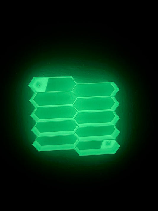 Honeycomb - Glow in Dark - Green