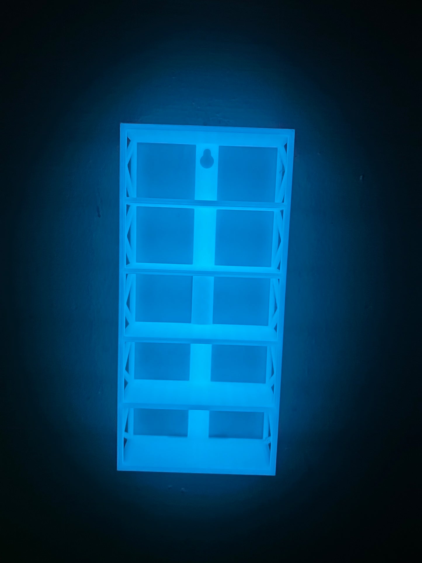 Display Shelf - Glow In Dark - Blue