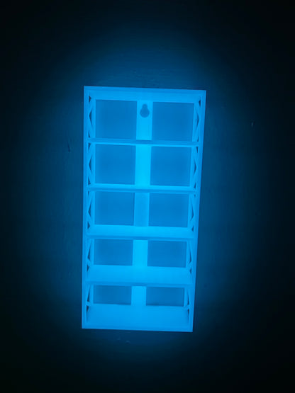 Display Shelf - Glow In Dark - Blue