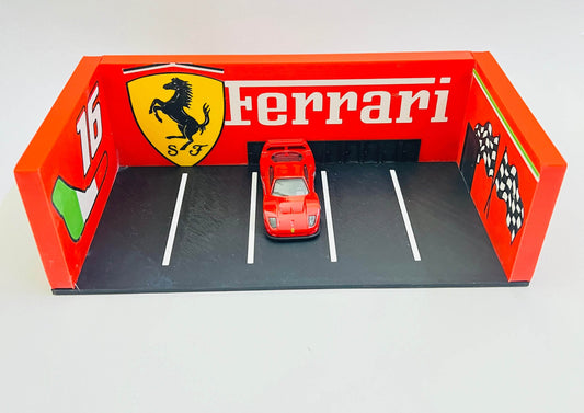 FERRARI MINI GARAGE DISPLAY