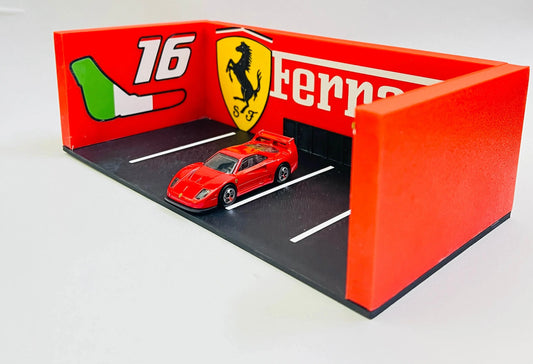 FERRARI MINI GARAGE DISPLAY