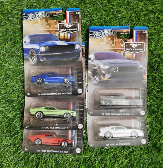 60 YEARS MUSTANG SILVER SERIES SET